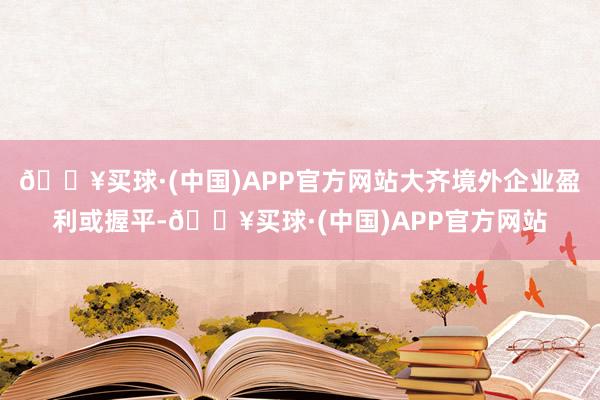 🔥买球·(中国)APP官方网站大齐境外企业盈利或握平-🔥买球·(中国)APP官方网站