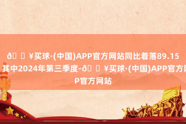 🔥买球·(中国)APP官方网站同比着落89.15%；其中2024年第三季度-🔥买球·(中国)APP官方网站